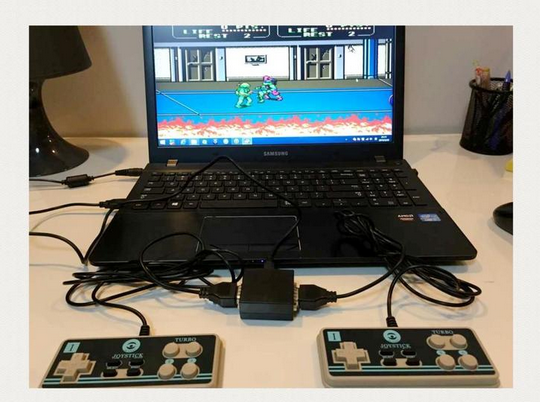 双手柄NES任天堂模拟器FC红白机USB手机电
