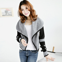 <em>2015</em>秋季<em>新款</em>韩版女装百搭披肩大码上衣大翻