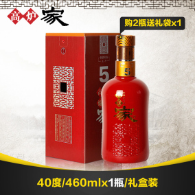 徽酒名酒 高炉家和谐6年白酒420ml浓香型原浆老白酒礼盒送礼