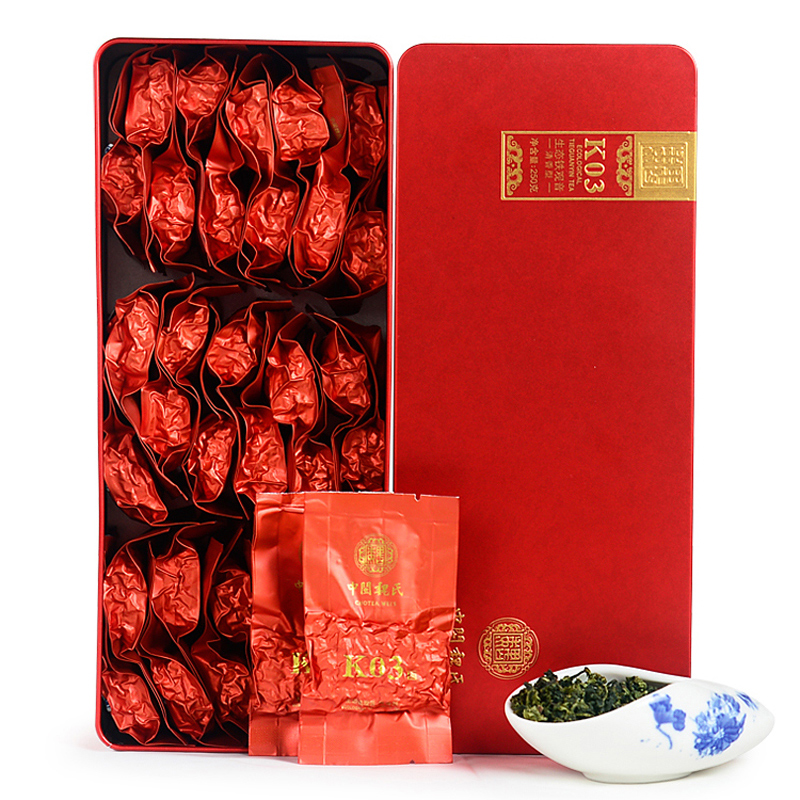 中闽魏氏K03正宗安溪铁观音茶叶清香型生态茶兰花香秋茶250g包邮