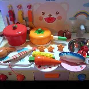 美国进口step2幼儿童过家家玩具塑料大型厨房女孩做饭厨具餐具
