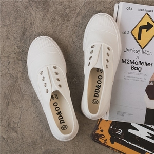 韩版港风懒人帆布鞋