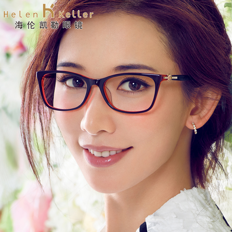 新款海伦凯勒近视眼镜框女韩版潮眼镜架女成品