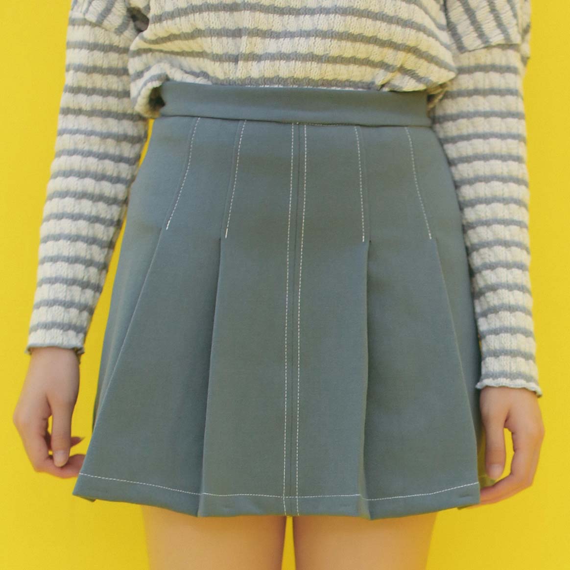 正品[甜美短裙]韩系 甜美 短裙评测 甜美百褶短裙图片