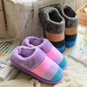 包跟厚底情侣棉拖鞋