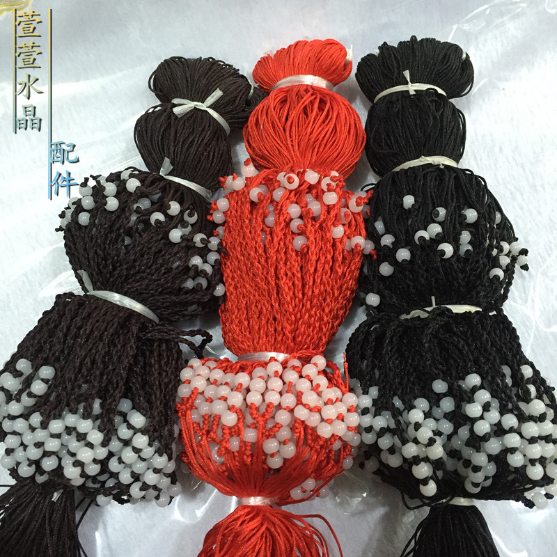 正品[翡翠挂件绳]翡翠挂件绳编法评测 春带彩翡