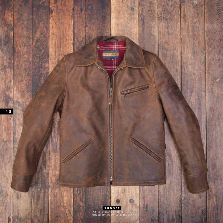schott nyc perfecto 牛皮 皮衣 夹克 p6535 预定