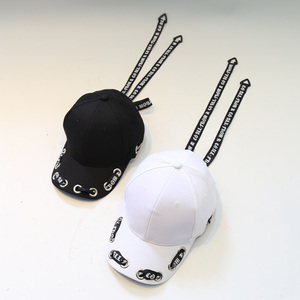 韩版飘带棒球帽