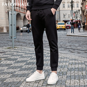 马克华菲针织长裤