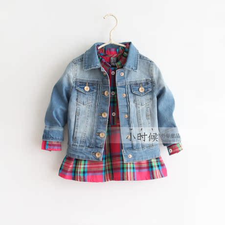 淘宝网购物-外贸欧美春秋男女童装 女童牛仔外