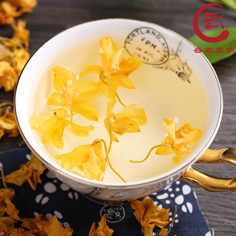 包邮正品云南铁皮石斛花 铁皮枫斗干花茶 新花上市50克