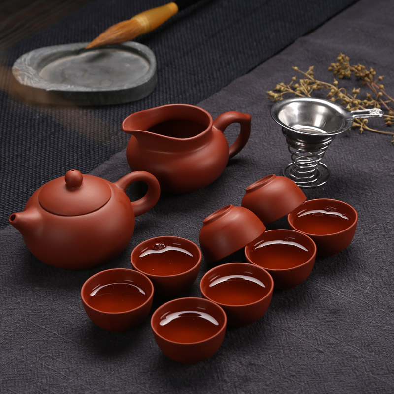 【天天特价】紫砂茶具宜兴紫砂功夫套装整套陶瓷紫砂茶具茶壶茶杯