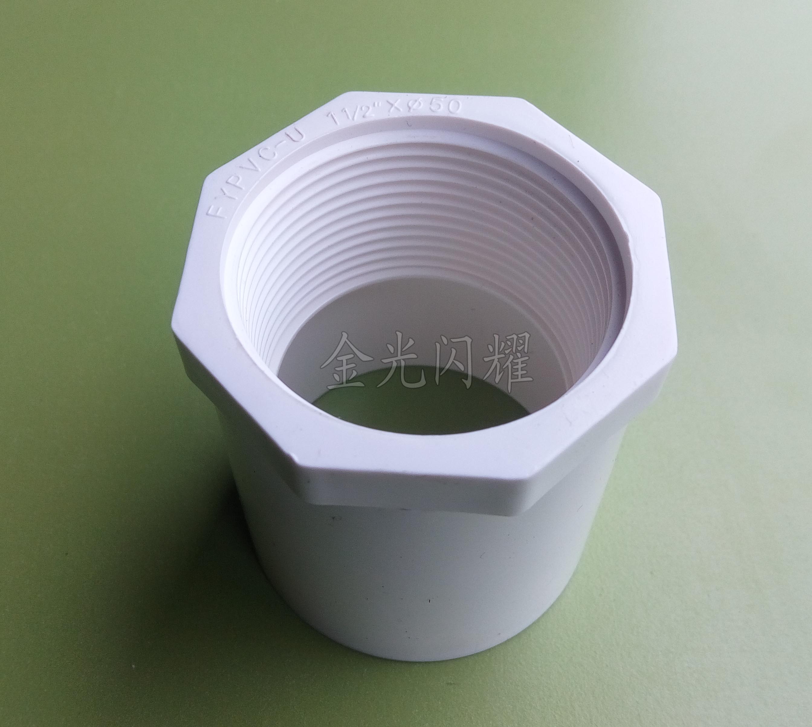 pvc管胶牙直通内丝直套接头给水管接管件管道配件20-110内牙直接