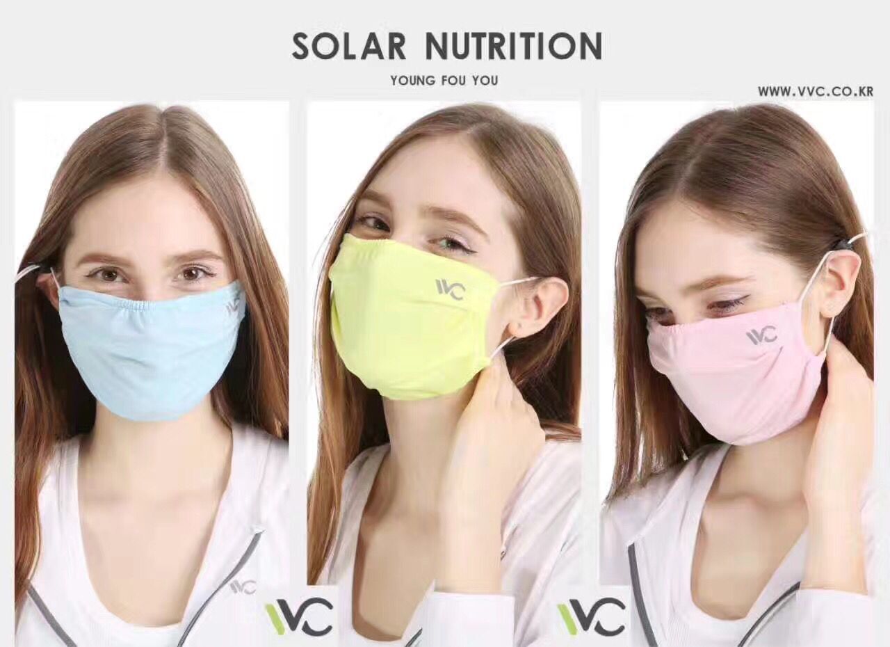 2017韩国正品代购vvc 防晒系列口罩防紫外线女