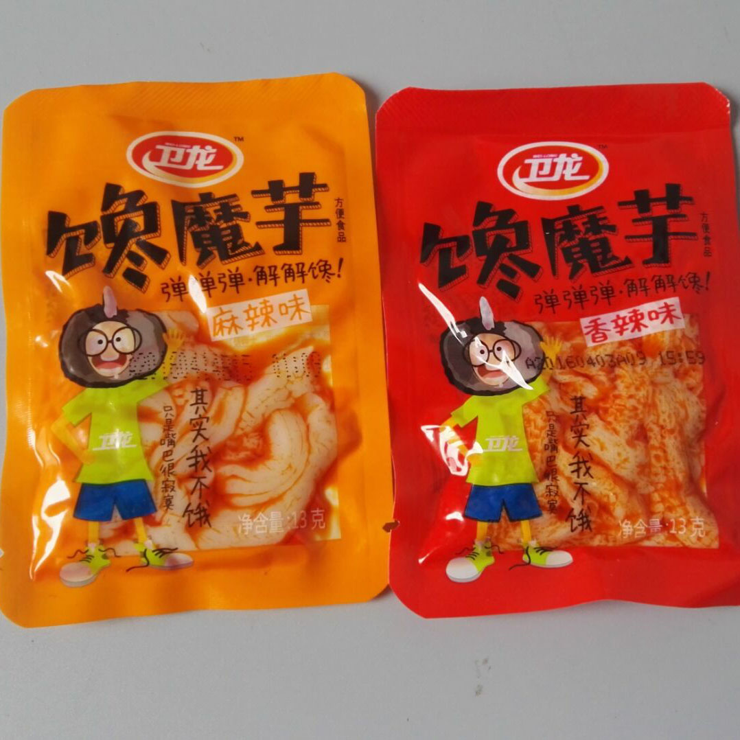 河南漯河卫龙魔芋爽香辣素毛肚散称装 熟食辣条小面筋