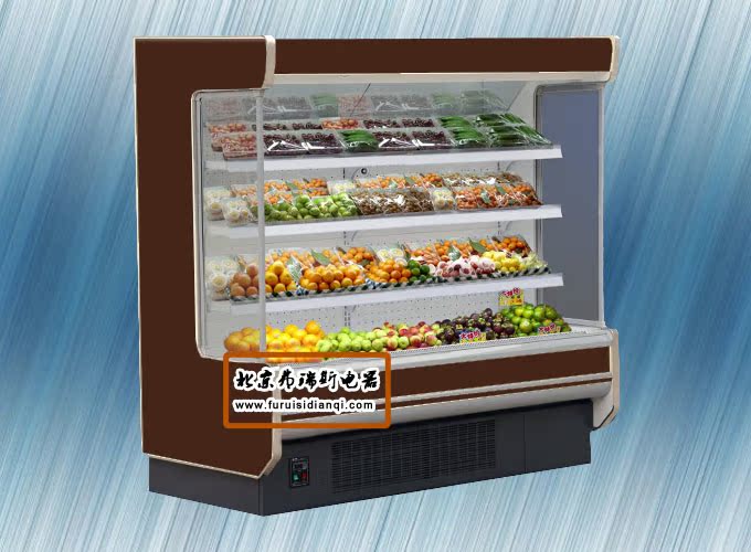 风幕柜 水果保鲜柜 蔬菜保鲜柜 饮料酒水冷藏柜 立式冷柜 酸奶柜