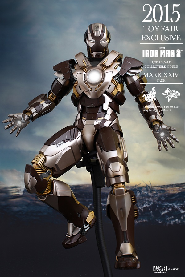 hottoys ht mms303 钢铁侠3 mk24 坦克 tank 会场版 现货