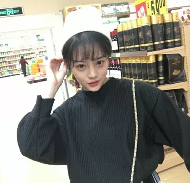 2017春季韩版薄款套头长袖卫衣女外套宽松蝙