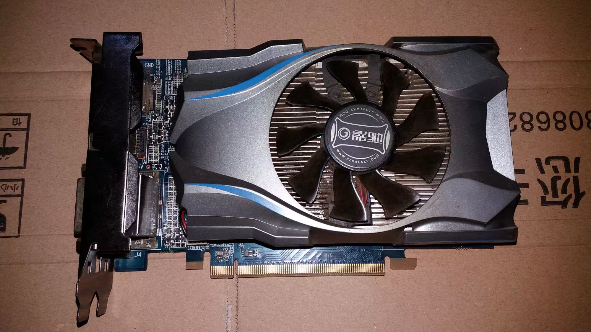 剑灵 暗黑3 影驰 黑将gtx650 1g ddr5二手高频显卡秒gtx550ti 750