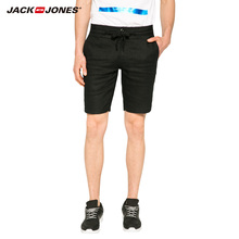 216215007 纯色休闲短裤 Jones 夏纯亚麻时尚 杰克琼斯男装 Jack