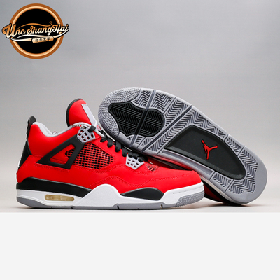 北卡大学 air jordan 4 fire red aj4 gs 大红 公牛 4 408452-603