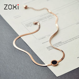 日韩版简约百搭黑色choker