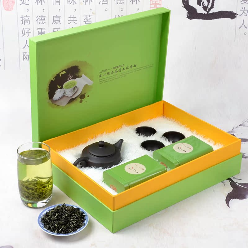 2016新茶雨前特级正宗江苏洞庭碧螺春礼盒装 绿茶茶叶 茶农直销