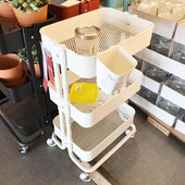 代购 拉斯克厨房推车书架收纳架花架画具架杂物架 IKEA宜家正品
