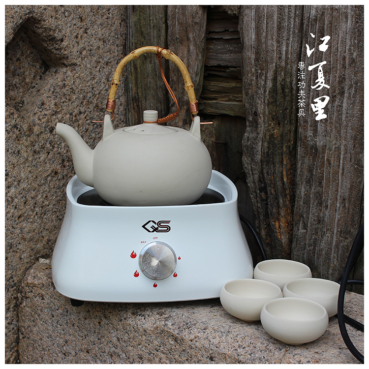 台湾老岩泥粗陶壶紫砂泡茶壶煮茶壶煮水壶烧水壶养生壶炉功夫茶具