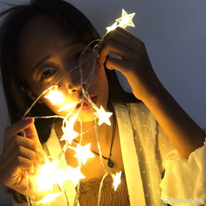 漫韵良品 日系软妹led五角星星电池灯满天星彩灯节日灯动漫周边