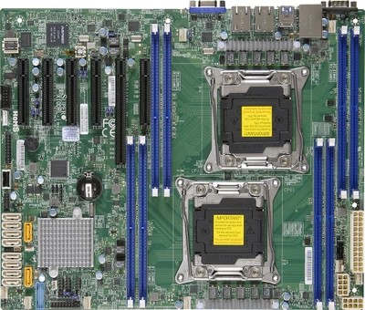 超微x10drl-i 双路ddr4 lga2011 c612 e5-2600v3v4 服务器主板
