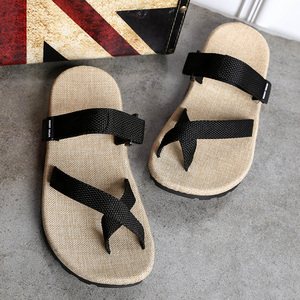 青年亚麻防滑凉鞋