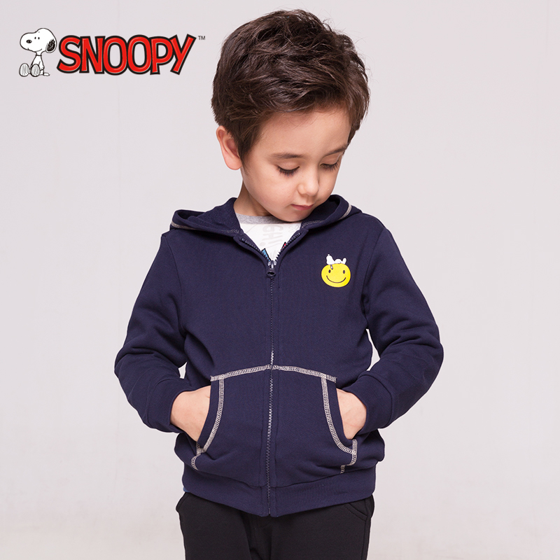 snoopy史努比童装品牌秋款儿童中大男童女童休闲外套开衫上衣正品