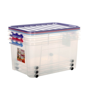 Jeko捷扣透明塑料收纳箱