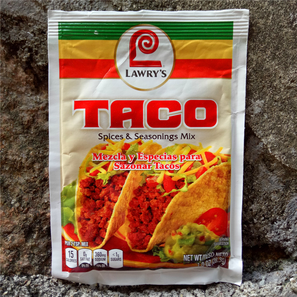 脆玉米夹饼调味粉辣味lawry"s hot taco spices seasonings 28.3g