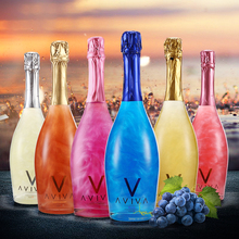 V魔幻云火焰酒极光酒水果味起泡酒甜酒气泡酒葡萄酒星空酒 火焰酒