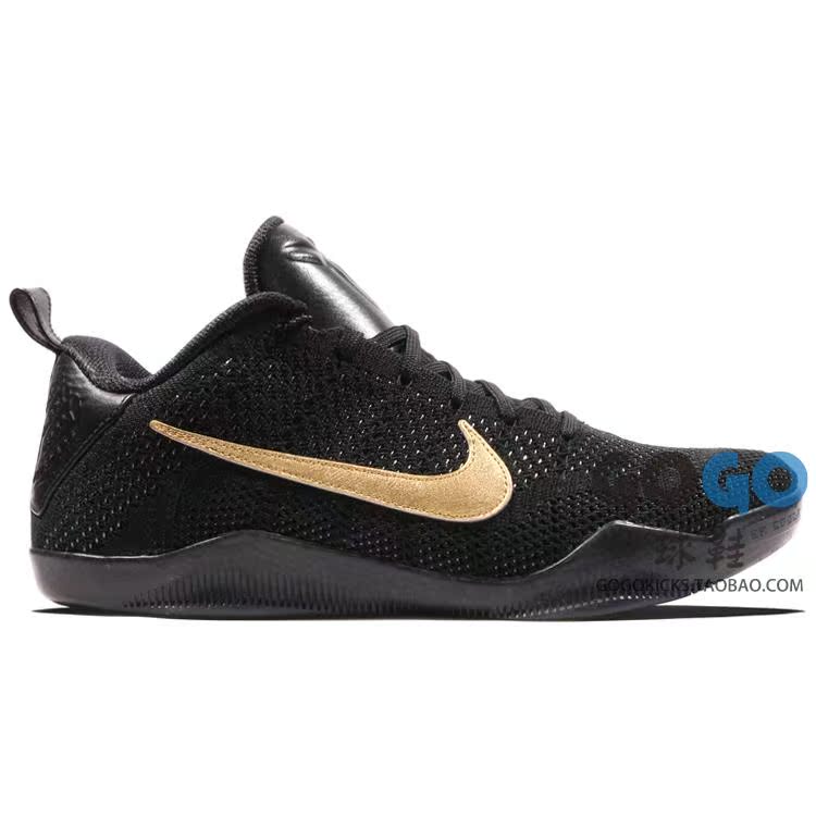 gogo球鞋 nike kobe11 zk11 ftb  科比套装黑曼巴 8459-001