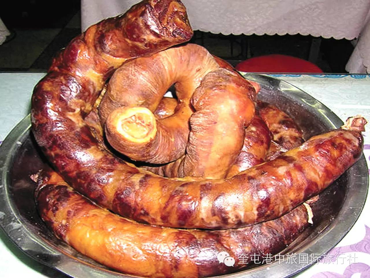阿凡提巴扎新疆伊犁哈萨克手工散装熏马肠熏马肉500g两斤包邮