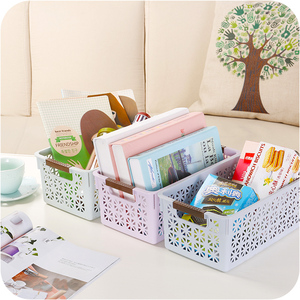 桌面塑料收纳盒收纳篮