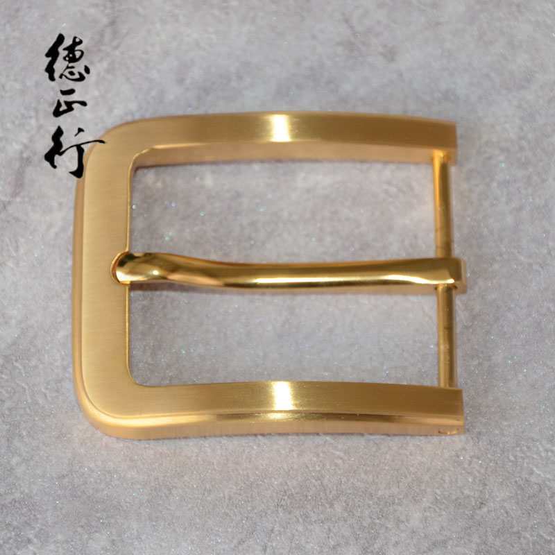纯铜皮带扣男士皮带扣头腰带头手工皮带头商务休闲皮带扣头针扣男