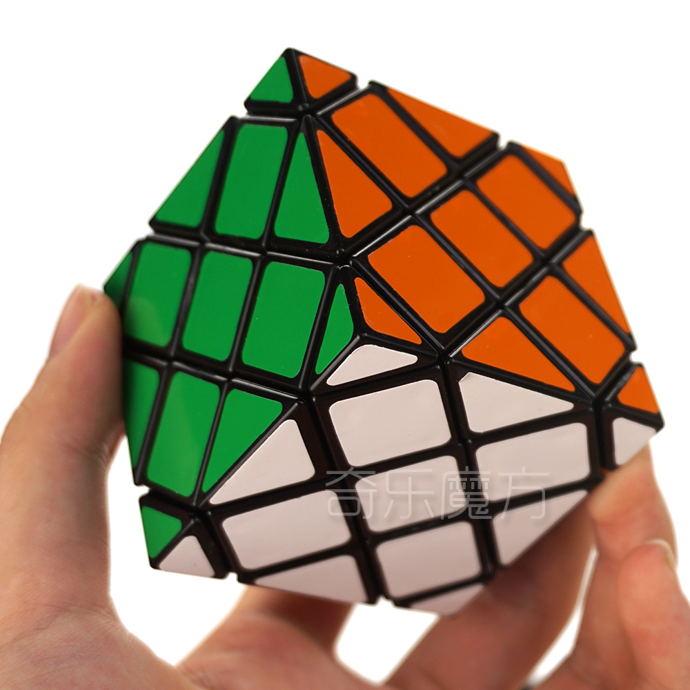 蓝蓝八轴六面体 master skewb 8轴6面体魔方 大师斜转