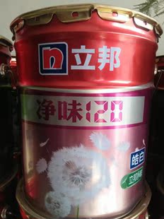 内墙 立邦漆 油漆涂料 乳胶漆内墙净味120皓白 白色面漆 18l 正品