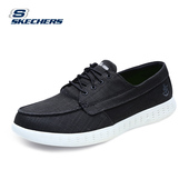 舒适帆布休闲男鞋 53772 skechers斯凯奇2017轻质帆船鞋