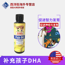 乐蓓宁DHA视力大脑健康儿童鱼油柠檬味227g 直邮美国Barlean
