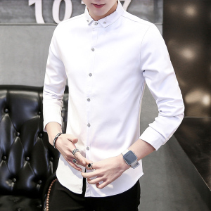 青年加绒长袖衬衫