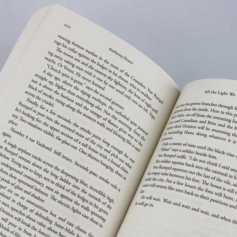 华研原版英文小说 all the light we cannot see 所有我们看不见的光