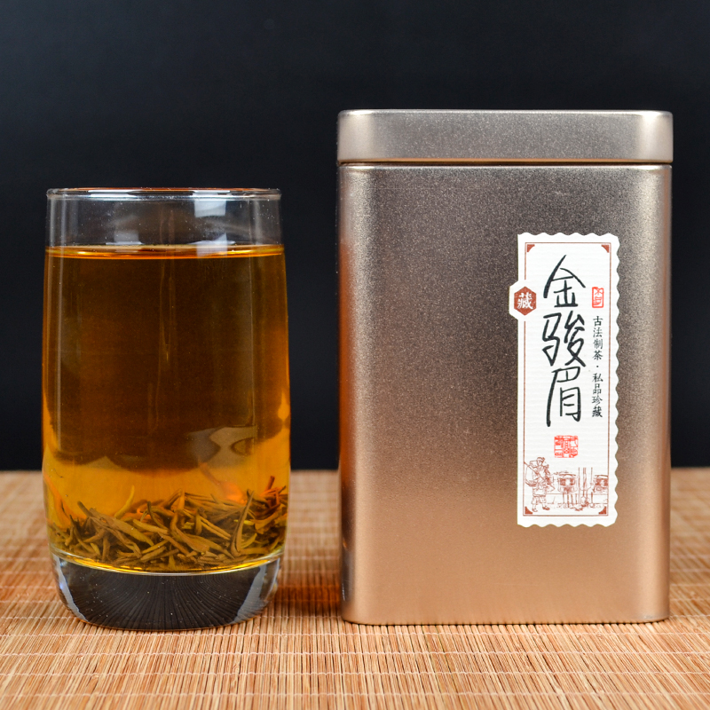 2016新茶秋茶武夷山金骏眉红茶礼盒装正山小种红茶叶50g罐装包邮