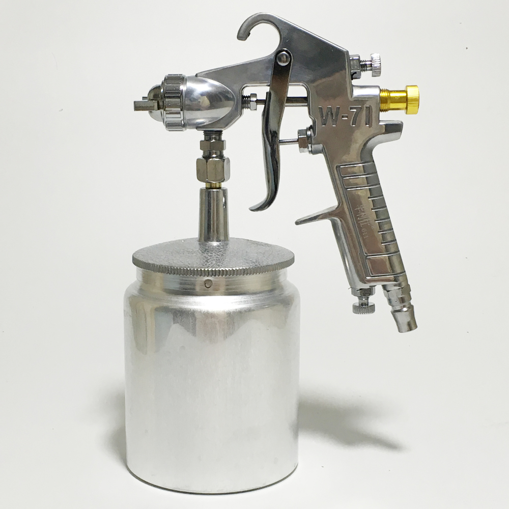华利仕油漆喷壶w71s 气动喷壶 铝合金喷壶 不锈喷涂油漆 气泵喷壶