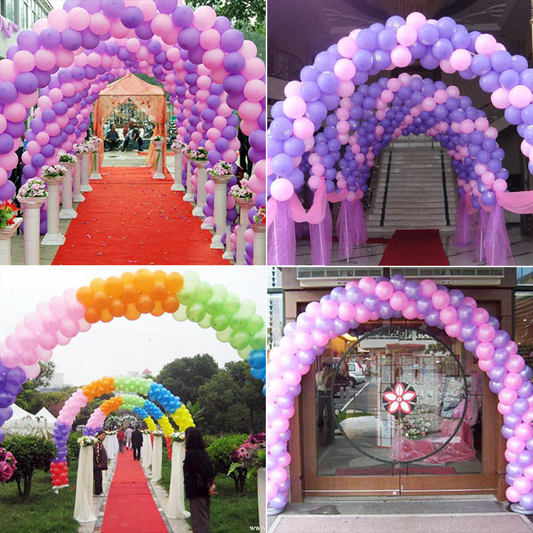珠光气球婚庆用品节日气氛装饰气球拱门圆形氢气球(一
