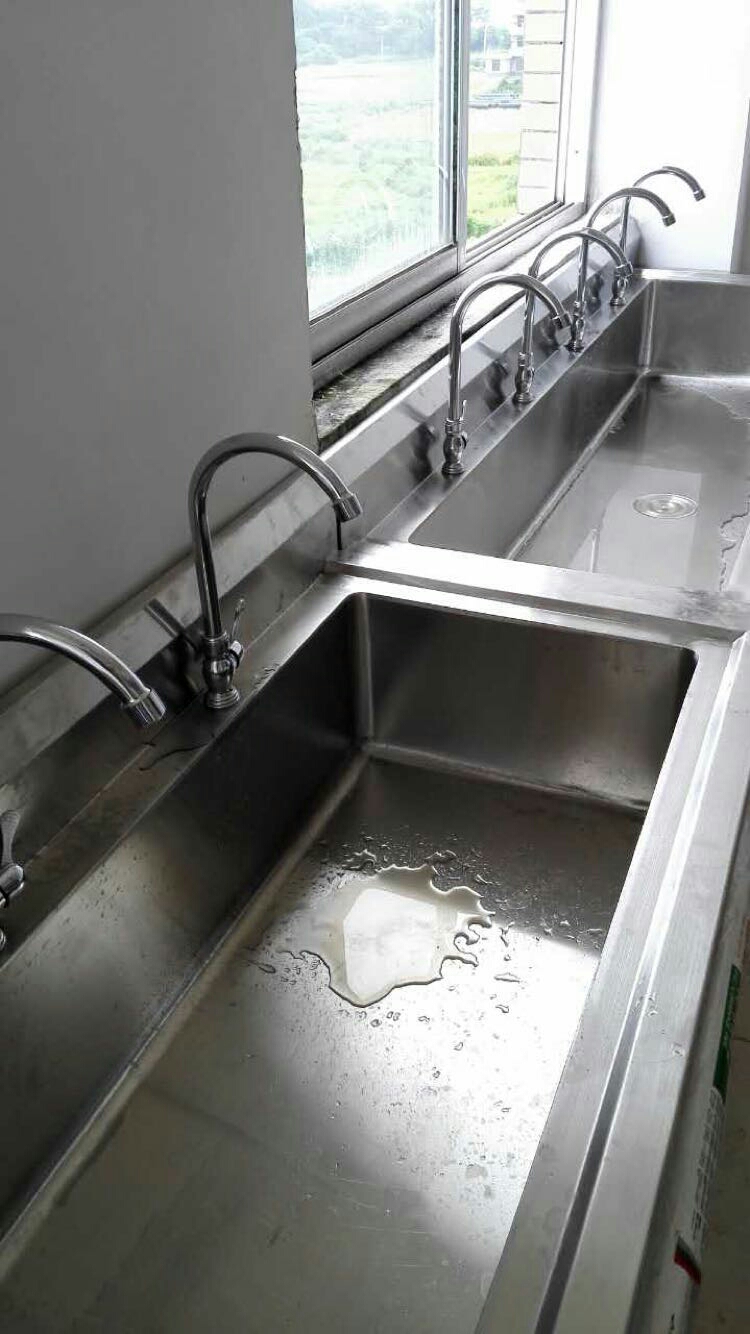 商用拆装不锈钢水槽水池单双三星洗菜池洗碗池消毒池食堂厨房